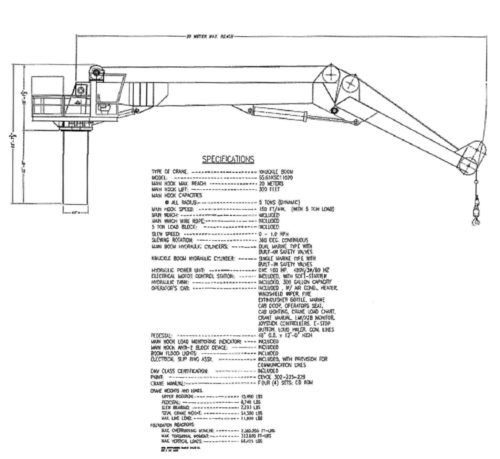 Knuckle Boom Crane: GCC - 25 ton SWL - Van Loon Maritime Services B.V.