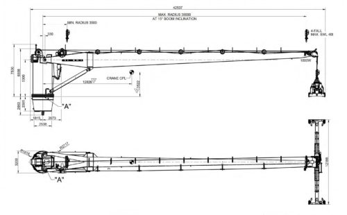 40 t pedestal crane (2 units) - Van Loon Maritime Services B.V.